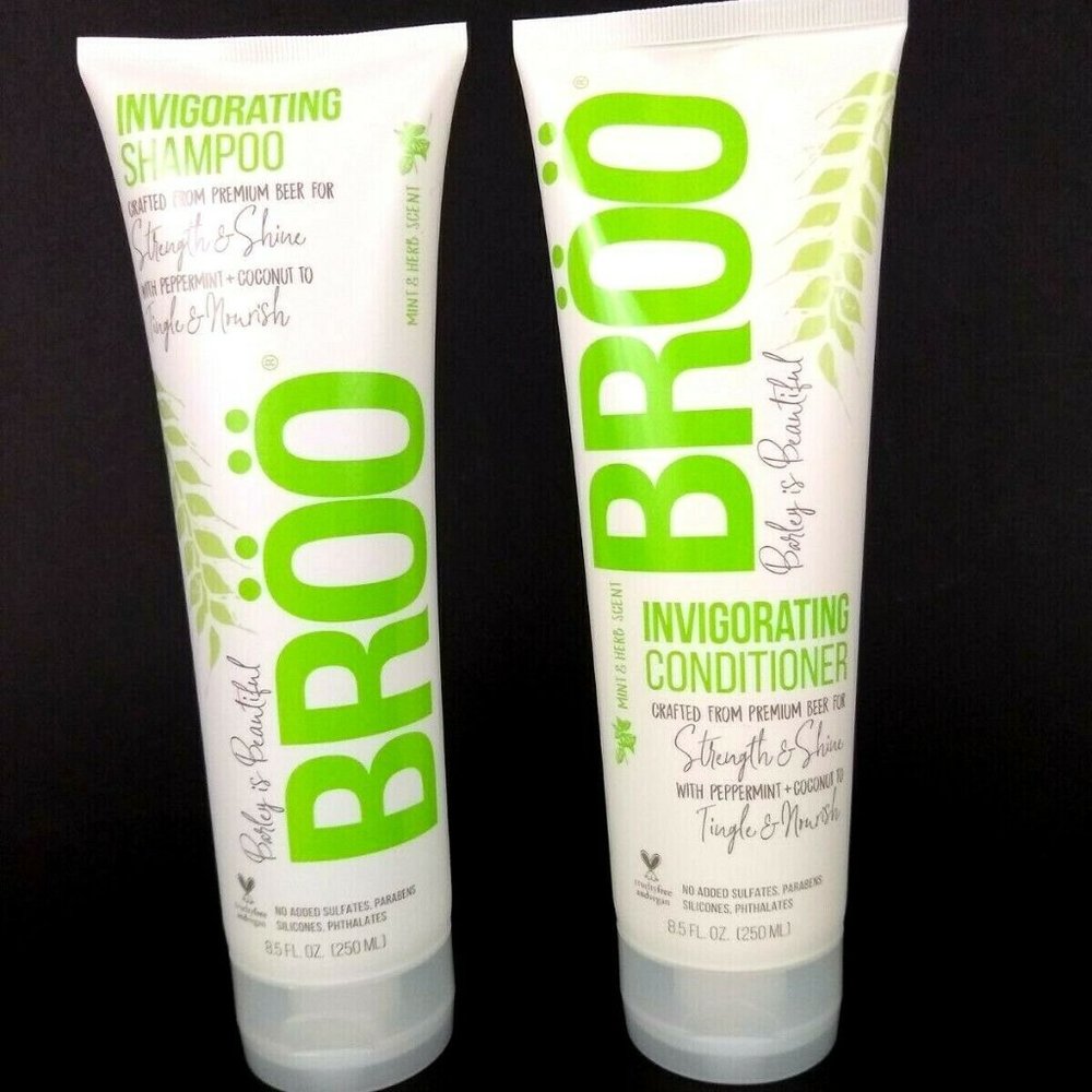 Broo Craft Beer Shampoo & Conditioner Set NEW